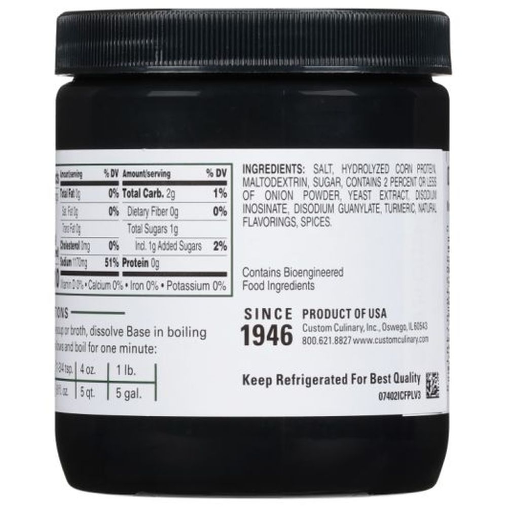 Chefs Own Chicken-Style Vegetable Consomme Base, 1 Pound -- 12 per case