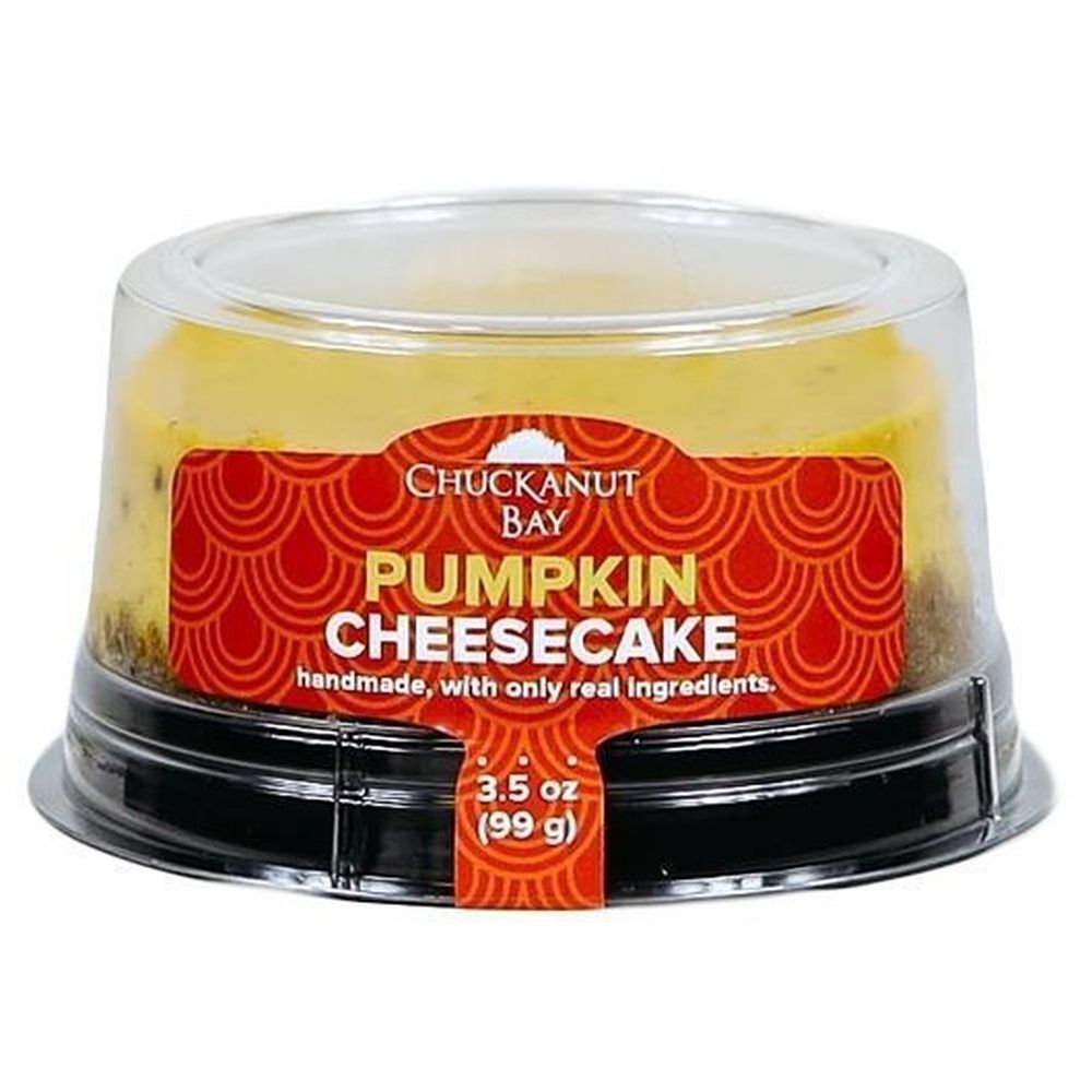 Chuckanut Bay 3 inch Pumpkin Cheesecake, 3.5 Ounce -- 6 per case