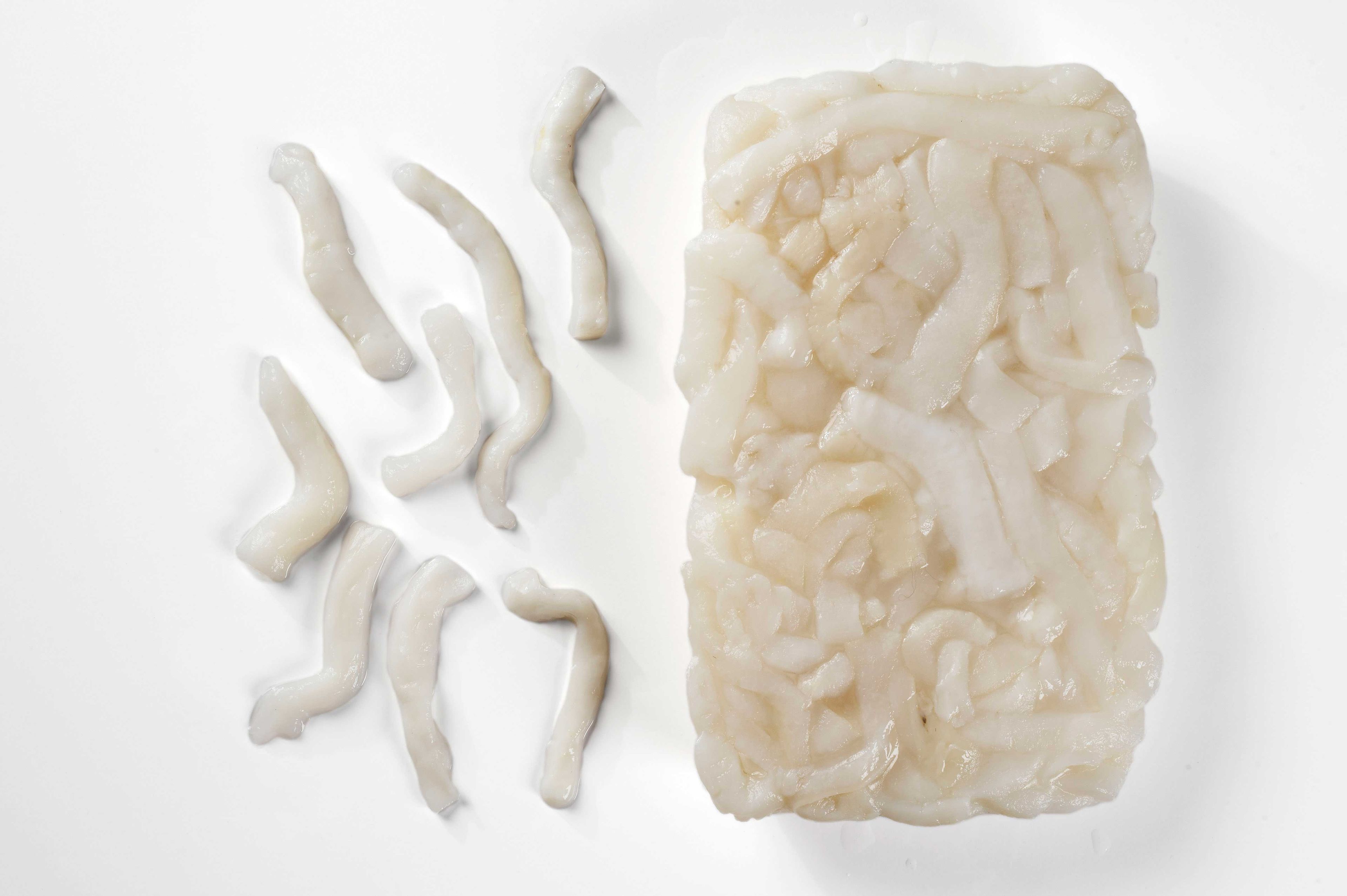 Panapesca Tenderized Fully Cleaned Raw Squid Strip, 2.5 Pound -- 4 Per Case