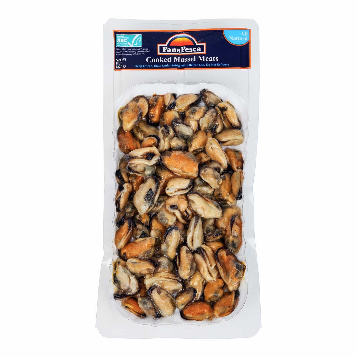 Panapesca 90 To 150 Count Cooked Mussel Meat, 8 Ounce -- 12 Per Case