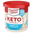 Duncan Hines Keto Friendly Vanilla Frosting, 11 Ounce -- 8 per case