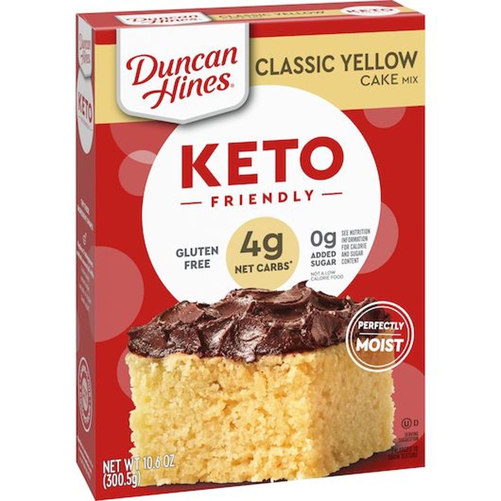 Duncan Hines Keto Friendly Yellow Cake Mix, 10.6 Ounce -- 6 Per Case