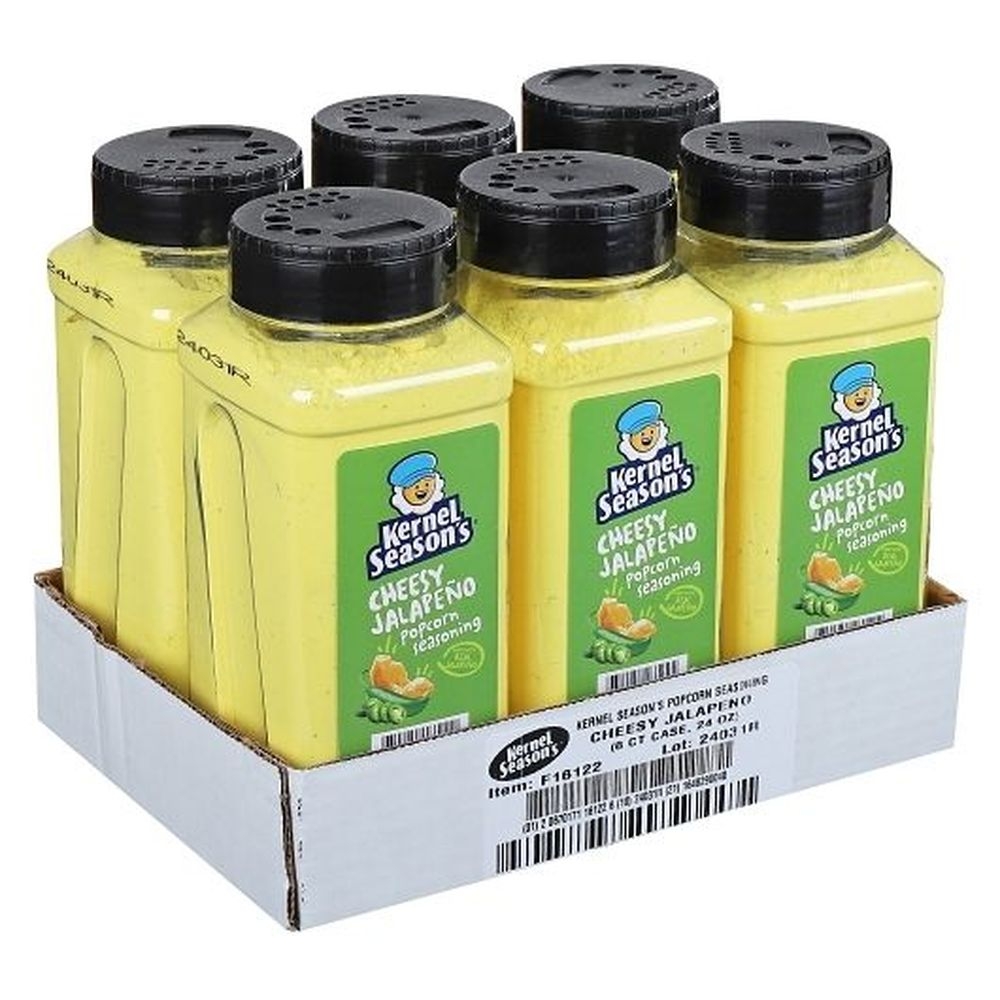 Kernel Season's Cheesy Jalapeno Flavored Popcorn Seasoning, 24 Ounce -- 6 per case