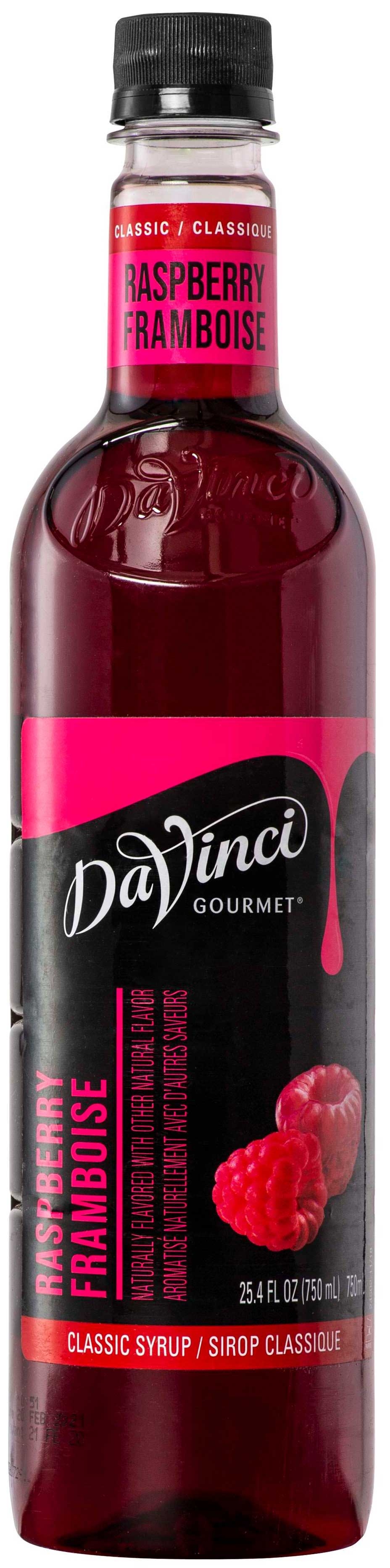 Davinci Gourmet Classic Raspberry Syrup, 750 Ml Plastic Bottle -- 12 Per Case