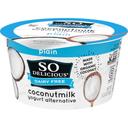 So Delicious Dairy Free Cultured Organic Coconut Plain Yogurt, 5.3 Ounce -- 12 per case