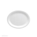 Oneida Buffalo Bright White Narrow Rim Platter, 9 3/4 inch -- 12 per case.