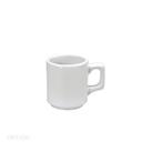 Buffalo Cream White Rolled Edge Undecorated Park Mug, 8 Ounce -- 36 per case.