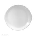Buffalo Bright White Undecorated Narrow Rim Coupe Plate, 7.25 inch -- 36 per case.