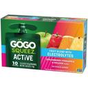 Gogo Squeez Active Lyte Up Strawberry Pineapple Orange Fruit Blend with Electrolytes, 10 count -- 6 per case