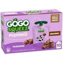 Gogo Squeez 3 Ounce Sweet Indulgence Chocolate Pudding, 10 count - 6 per case