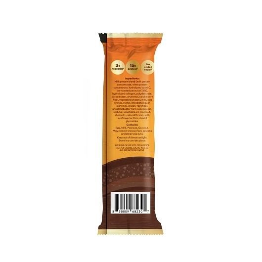 Nicks Chocolate Peanut Swedish-Style Keto Snack Bar, 1.76 Ounce -- 96 per case