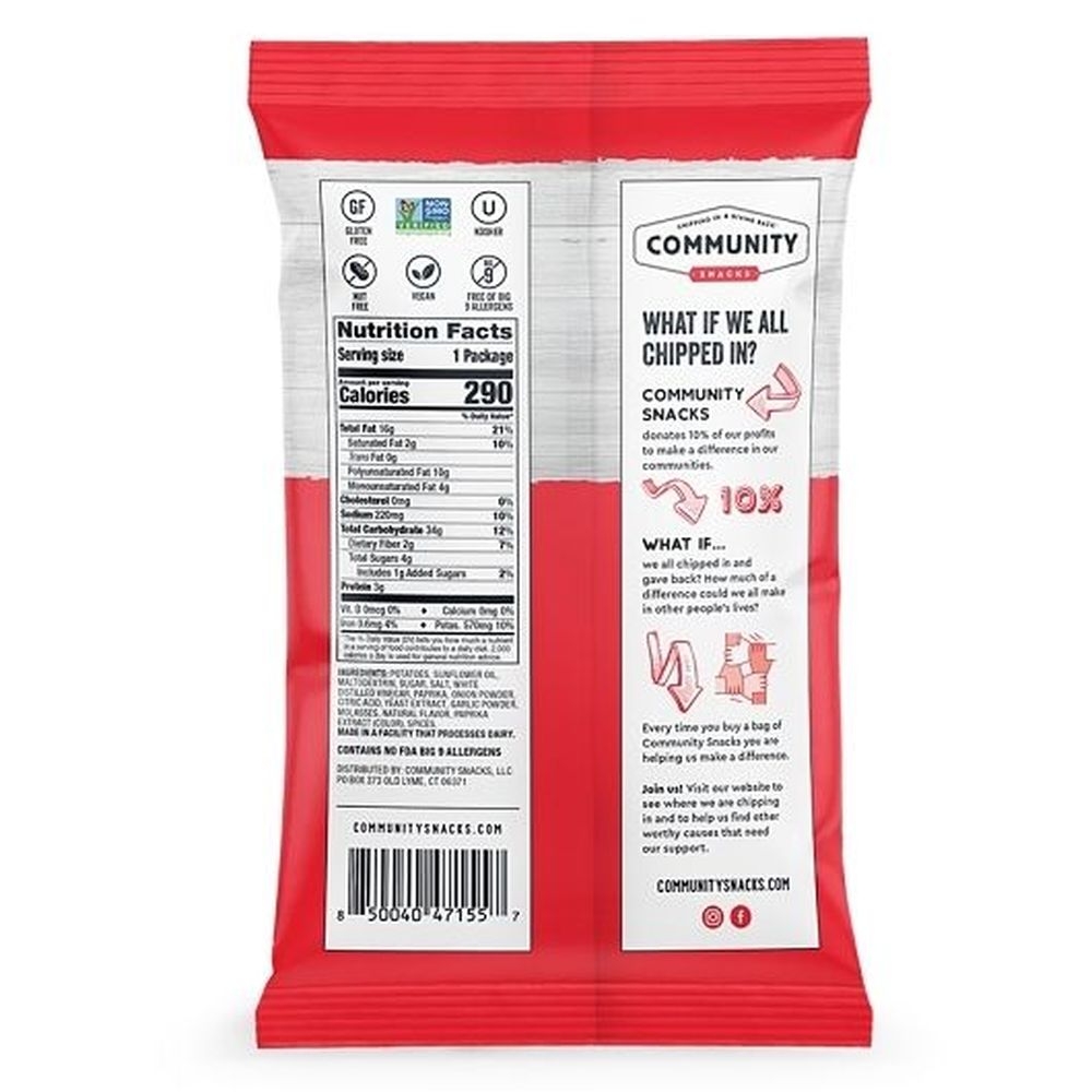 Community Snacks All Mixed Up Kettle Cooked Potato Chips, 2 Ounce -- 25 per case