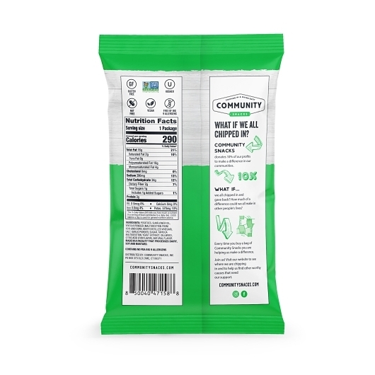 Community Snacks Gluten Free Vegan Dill Pickle Kettle Chips, 2 Ounce -- 25 per case