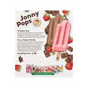 Jonnypops Strawberry/Chocolate Fudge Ice Pops - Variety Pack, 10 count -- 12 per case