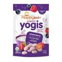 Happy Baby Organic Yogis Freeze-Dried Mixed Berry Yogurt and Fruit Snacks, 1 Ounce - 8 per case