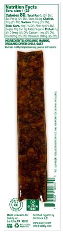 Solely Mango Chili Fruit Jerky, 0.8 Ounce -- 72 per case