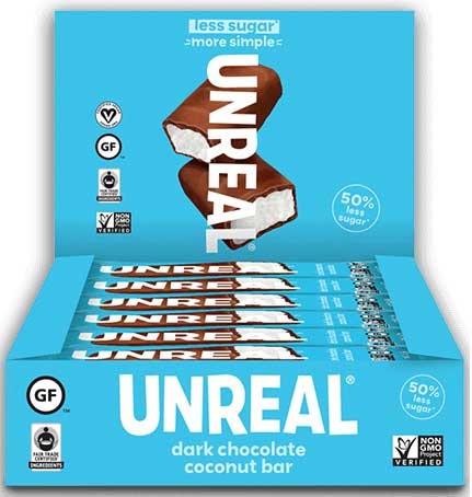 Unreal Dark Chocolate Coconut Bar, 0.081 Pound - 12 count per pack -- 6 packs per case