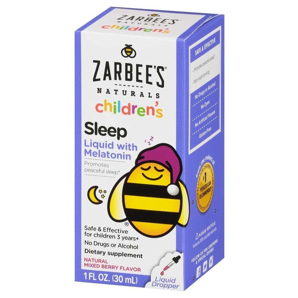 Zarbees Childrens Mixed Berry Flavor Sleep Liquid, 1 Fluid Ounce -- 12 per case