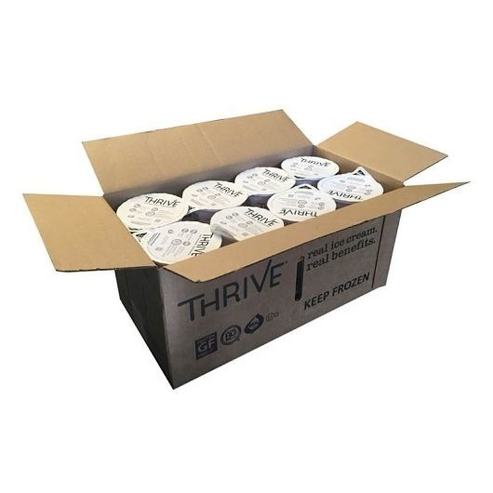 Thrive Frozen Nutrition Simply Chocolate Ice Cream, 6 Fluid Ounce Cup -- 24 Per Case