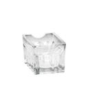 Tablecraft Fluted Glass Sugar Packet Holder, 3.5 x 2.5 x 2.125 inch -- 12 per case