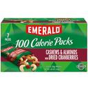 Emerald 100 Calorie Packs Cashews and Almonds with Dried Cranberries, 4.83 Ounce -- 8 per case