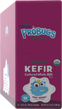 Lifeway ProBugs Goo Berry Kefir, 3.5 Ounce -- 12 per case.
