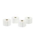 Datecodegenie DuraPeel 2 x 2 inch White Blank Removable Label Roll, 4 count - 6 rolls per case