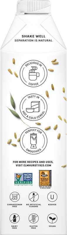 Elmhurst Milked Oats, 32 Fluid Ounce -- 6 per case