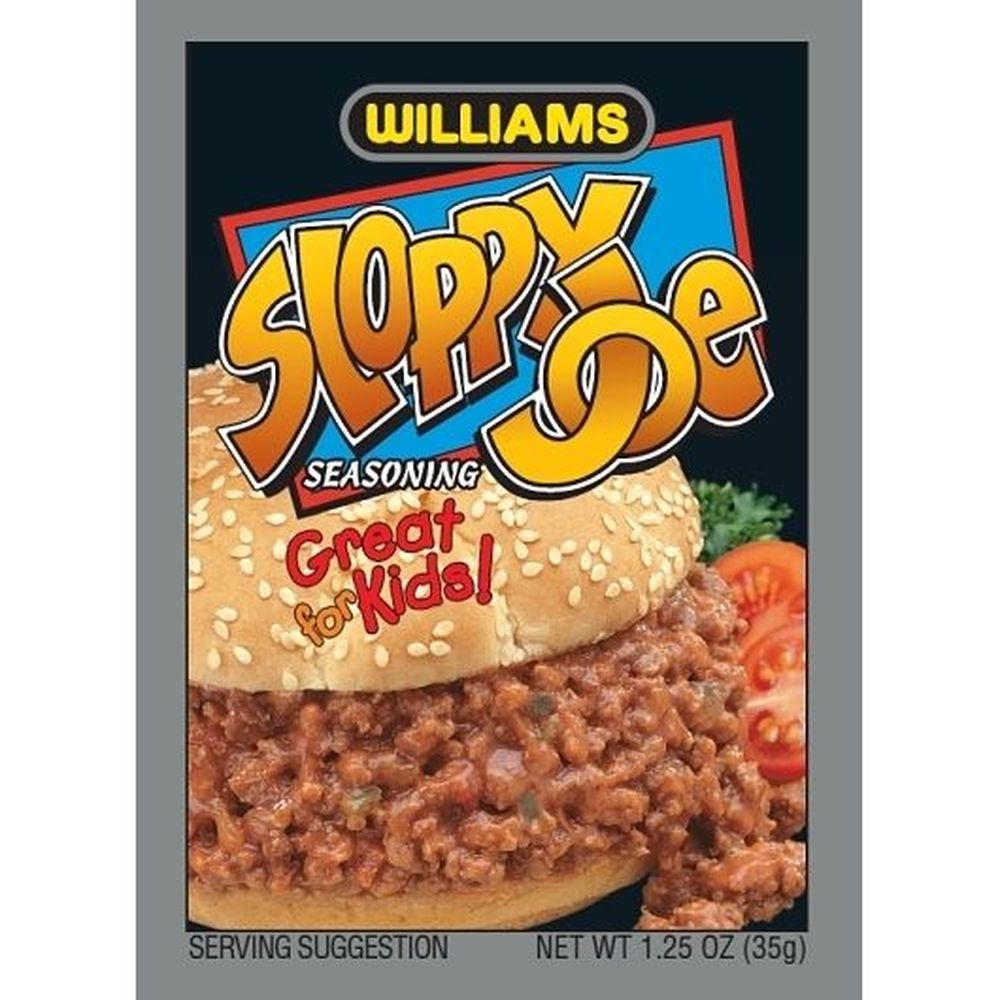 Williams Sloppy Joe Seasoning, 1.25 Ounce -- 24 per case