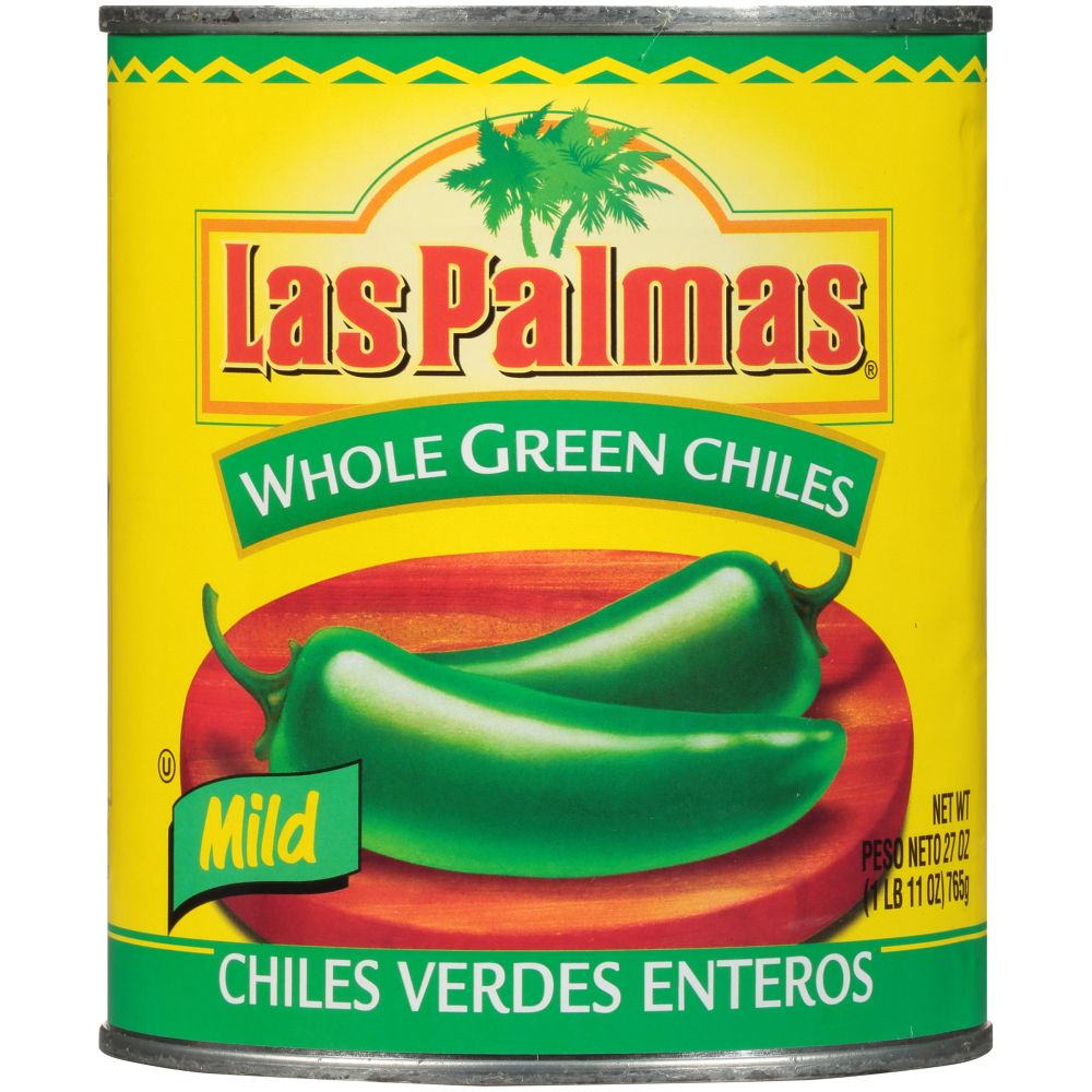 Las Palmas Whole Green Chiles, 27 Ounce -- 12 Per Case