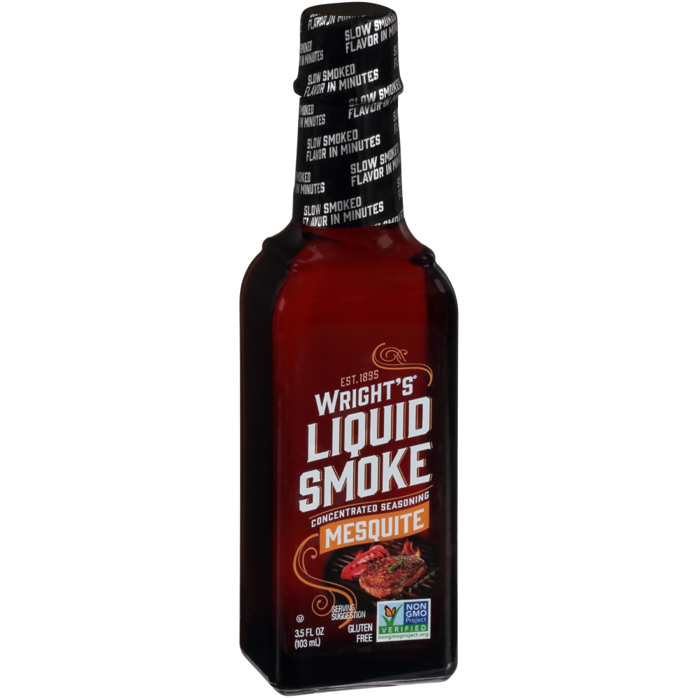 Wrights Mesquite Liquid Smoke, 3.5 Ounce -- 12 per case