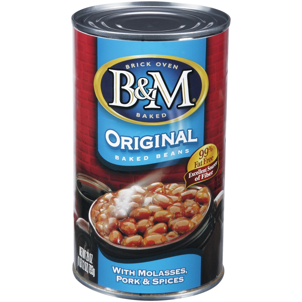 B & M Originial Baked Bean - 28 oz. can, 12 cans per case