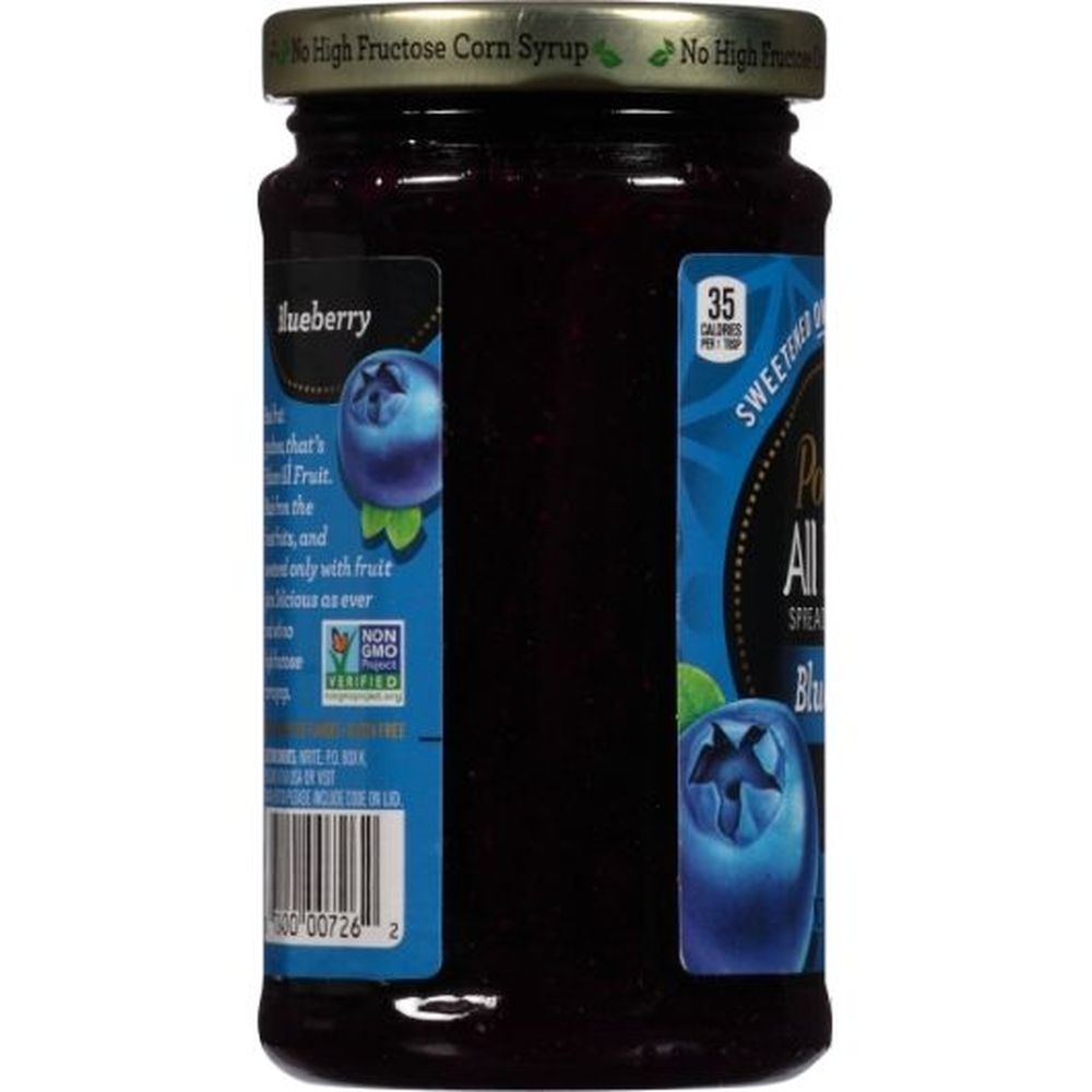 Polaner All Fruit Blueberry Spread, 10 Ounce -- 12 per case