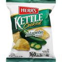 Herrs Jalapeno Flavored Kettle Cooked Potato Chips, 1.125 Ounce -- 60 per case