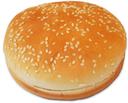 Alpha Baking Sesame Hamburger Bun, 1.9 Ounce -- 10 per case