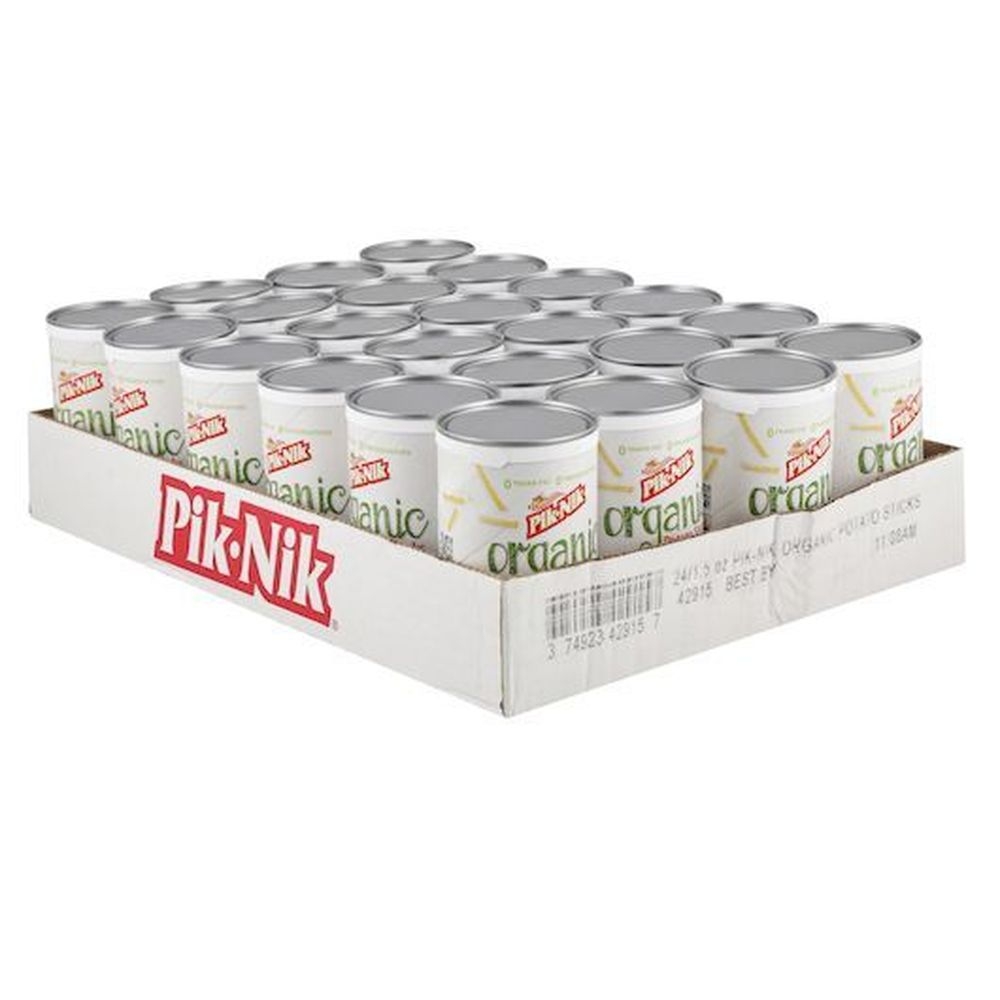 Pik Nik Organic Shoestring Potatoes, 1.5 Ounce Tray -- 24 per case