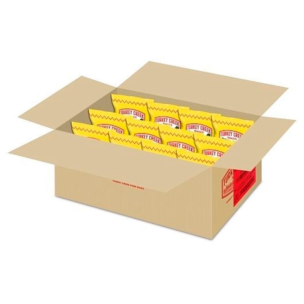 Turkey Creek Hot Pork Skins, 4 Ounce Box -- 12 per case