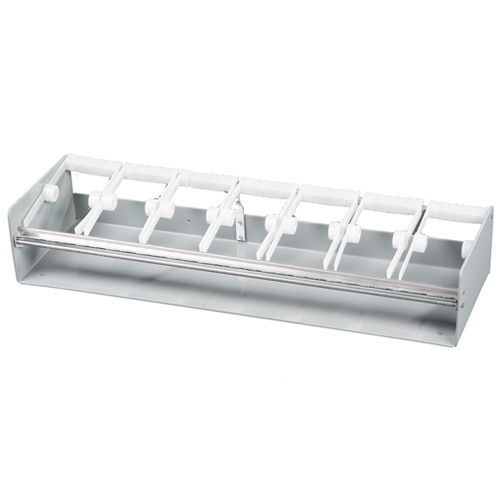 Daymark 7 Slot Plastic Rack Label Dispenser, 3 inch.