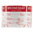Daymark ToughMark 2 x 2 inch Wednesday Day of the Week Shelf Life Label, 500 count - 12 per case