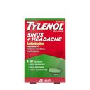 Tylenol Sinus plus Headache Congestion and Pain Relief Caplets - 24 count per pack -- 48 packs per case