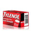 Tylenol Acetaminophen Pain Reliever Fever Reducer Extra Strength 500 mg Caplet - 100 count per pack -- 48 packs per case