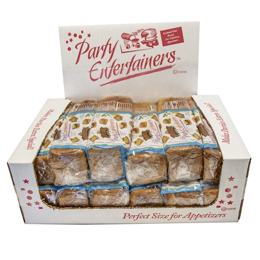 S Rosens Party Entertainer Seeded Cocktail Rye Bread, 12 count -- 12 per case