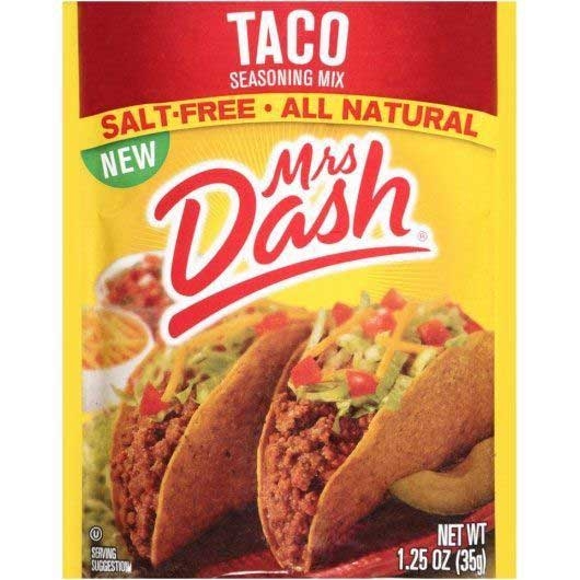Dash All Natural Taco Seasoning Mix, 1.25 Ounce -- 12 per case
