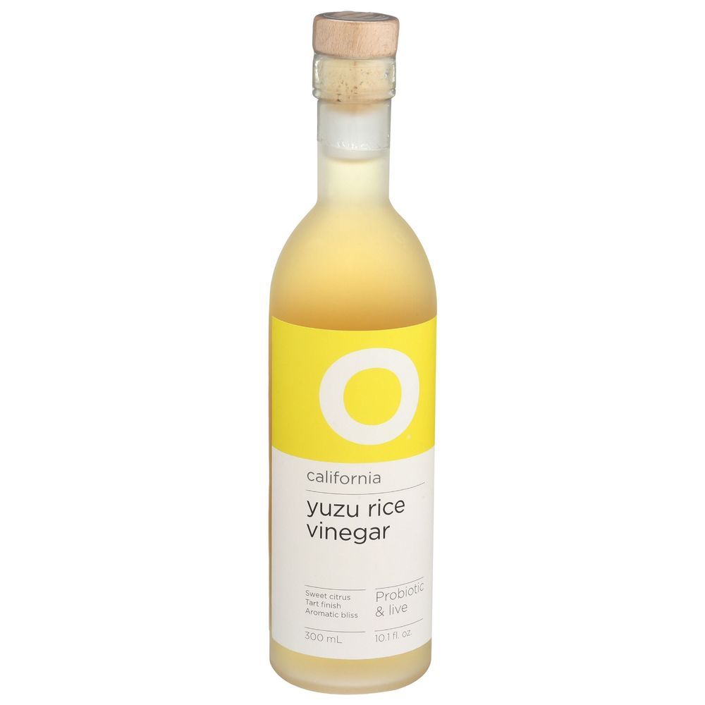 O California Yuzu Rice Vinegar, 10.1 Fluid Ounce -- 6 Per Case