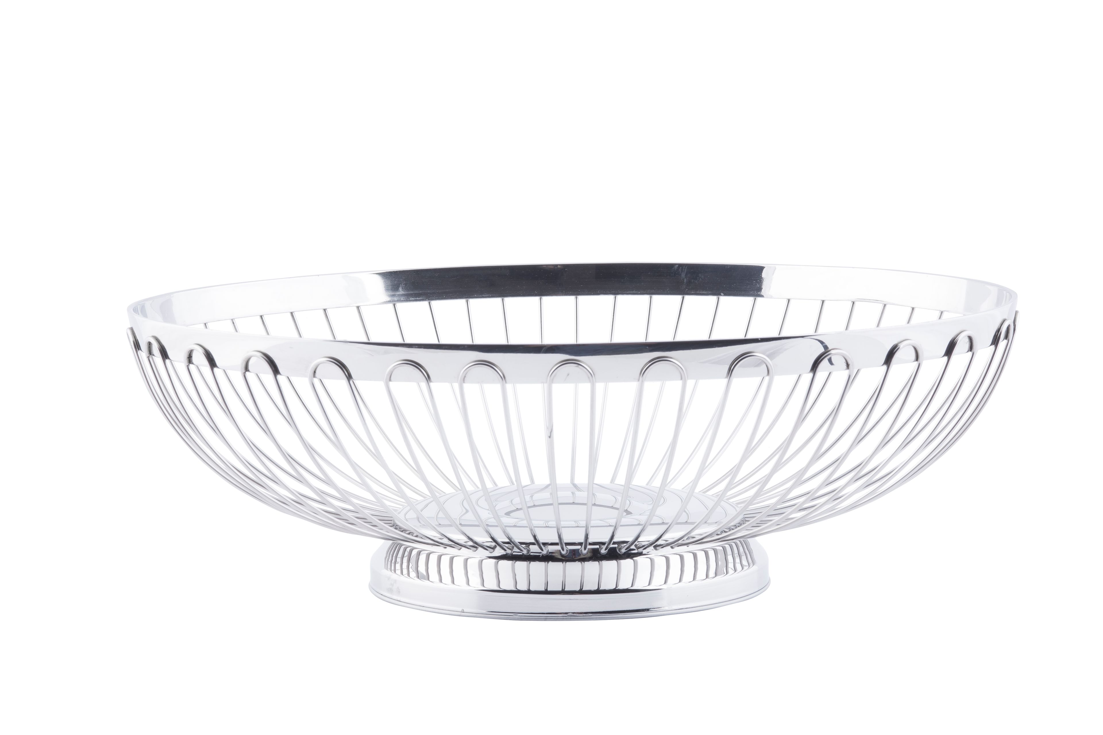 Tablecraft Oval Large Spoke Basket With Rim -- 12 Per Case