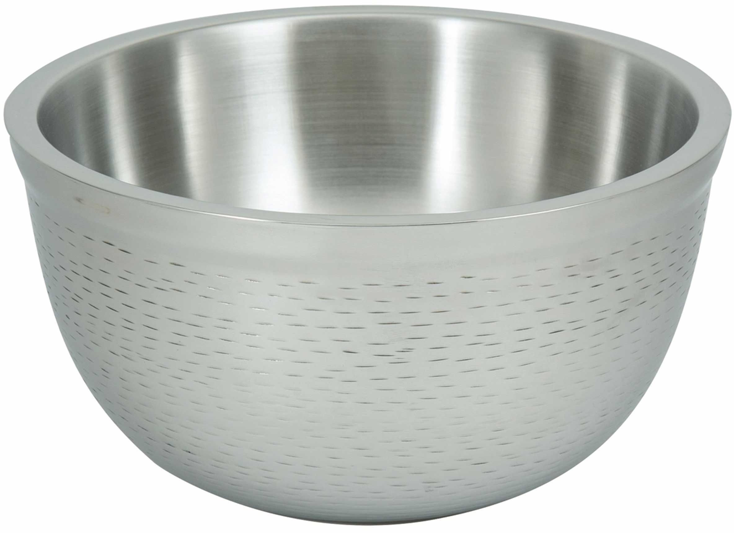 Tablecraft Stainless Steel Round Double Wall Bowl, 3.25 Quart -- 12 Per Case