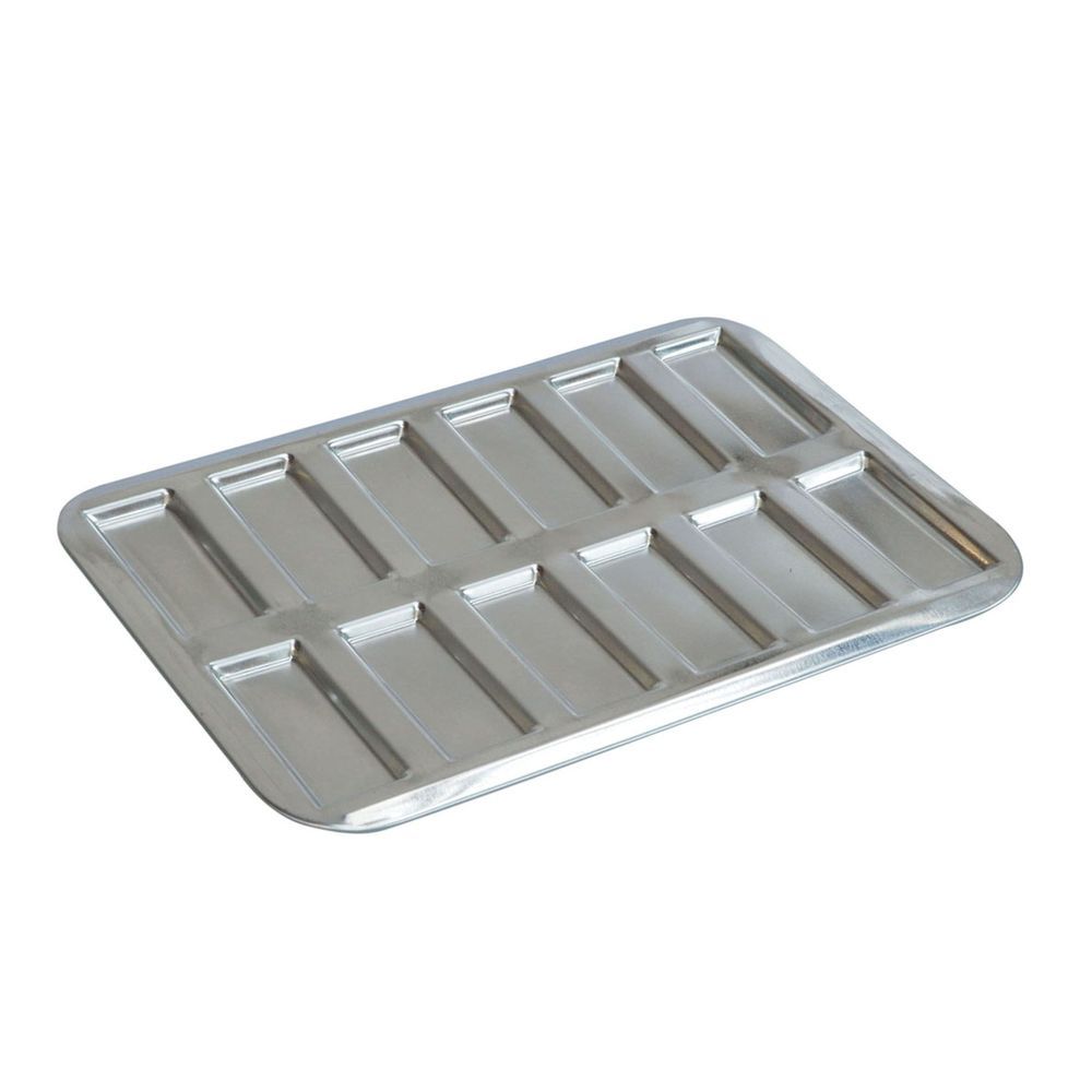 Gobel Tin Plate Mini Financiers Or Biscuits Reims Baking Sheet, 3 Inch Length X 1.5 W X 0.3 Inch Height Cavity