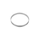 Gobel Stainless Steel Tart Ring with Rolled Edges, 8.3 inch Diameter