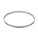 Gobel Stainless Steel Tart Ring with Rolled Edges, 12.2 inch Diameter