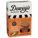 Deweys Moravian Style Triple Ginger Thin Cookies, 9 Ounce -- 6 per case